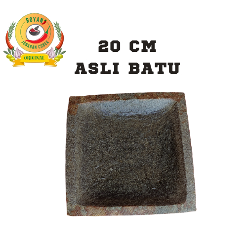 COBEK KOTAK BATU ASLI ALAM GARANSI BATU MURNI GUNUNG