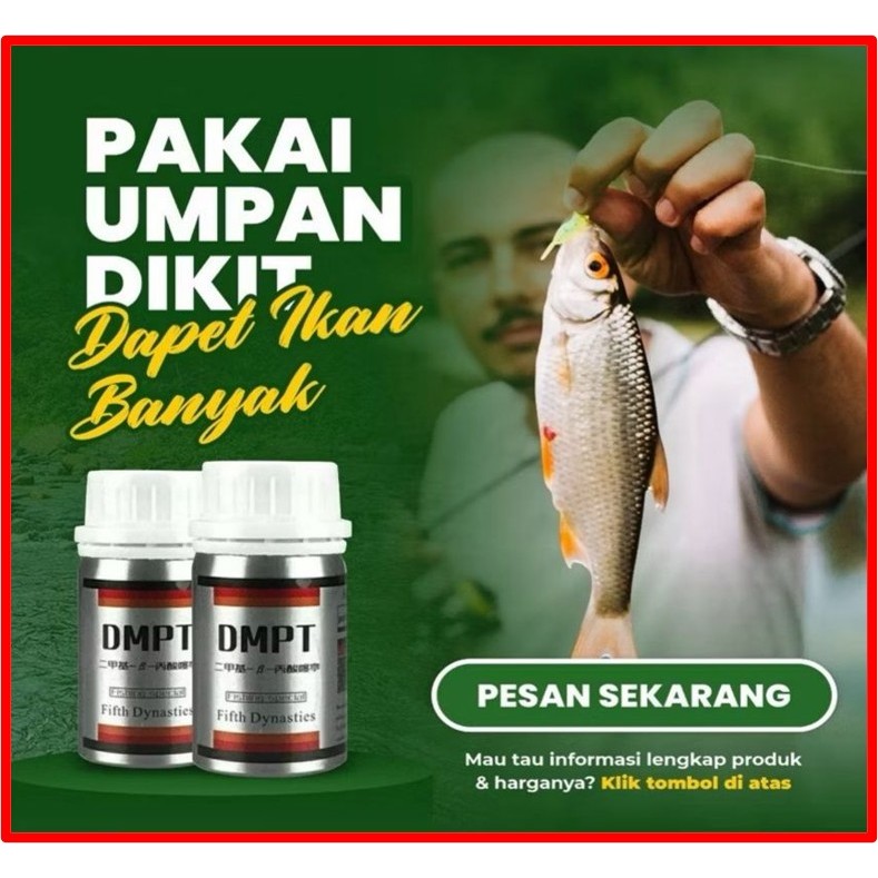 DMPT Stimulant Penarik Ikan Umpan Adiktif Umpan Pancing Bubuk Penarik Ikan Dmpt Umpan