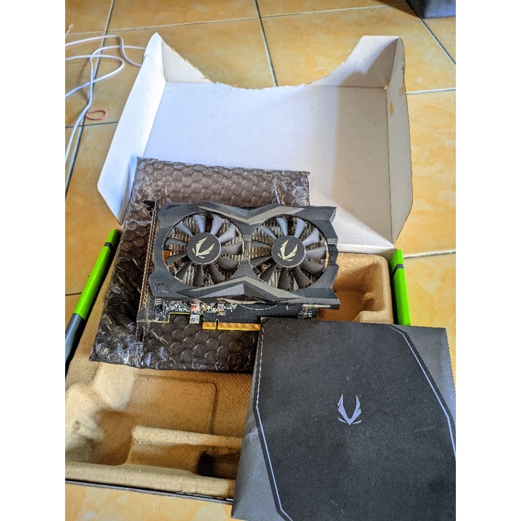 VGA card ZOTAC GTX 1650 4GB GDDR6 segel non pin power