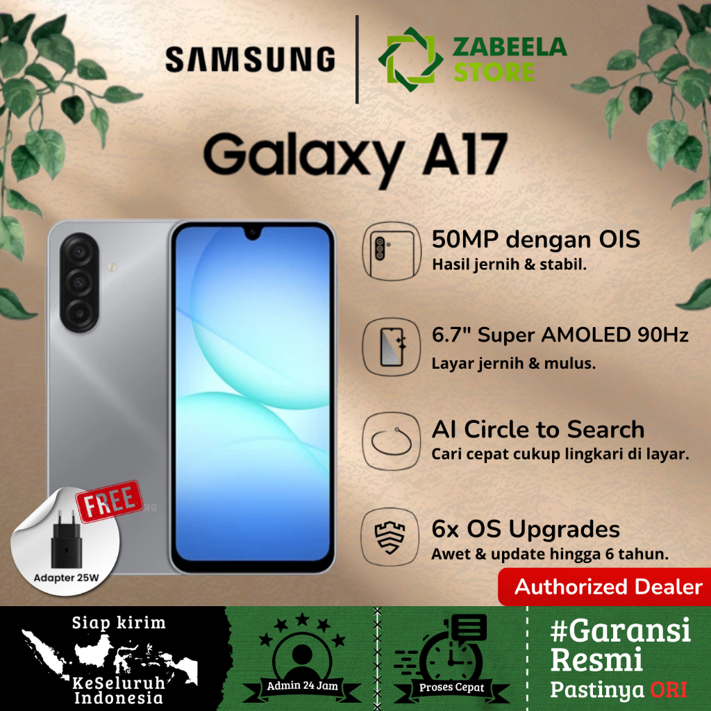 Samsung Galaxy A17 4G LTE 8/128GB 8/256GB NFC - Gray