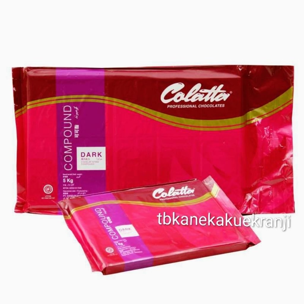 COLATTA DARK 5KG / COKLAT COLATTA DARK COMPOUND 5KG
