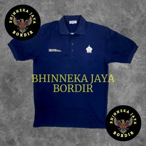 KAOS POLO BUMN PTPN 4 FULL BORDIR