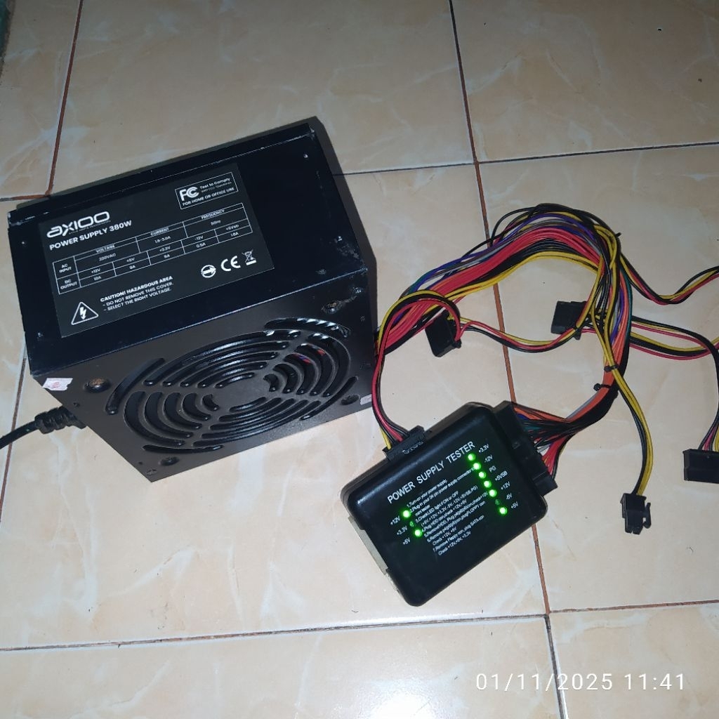 PSU - Power Suplay Komputer 24Pin Fan 12CM Besar Second
