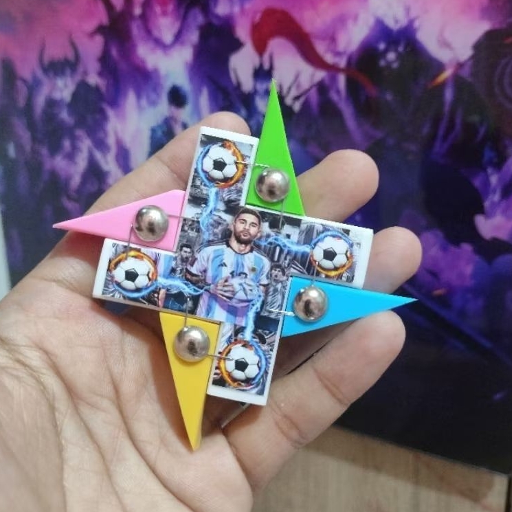 Mainan Gasing Pemadam Gangsing Penghapus Viral Ronaldo X Messi Super Premium