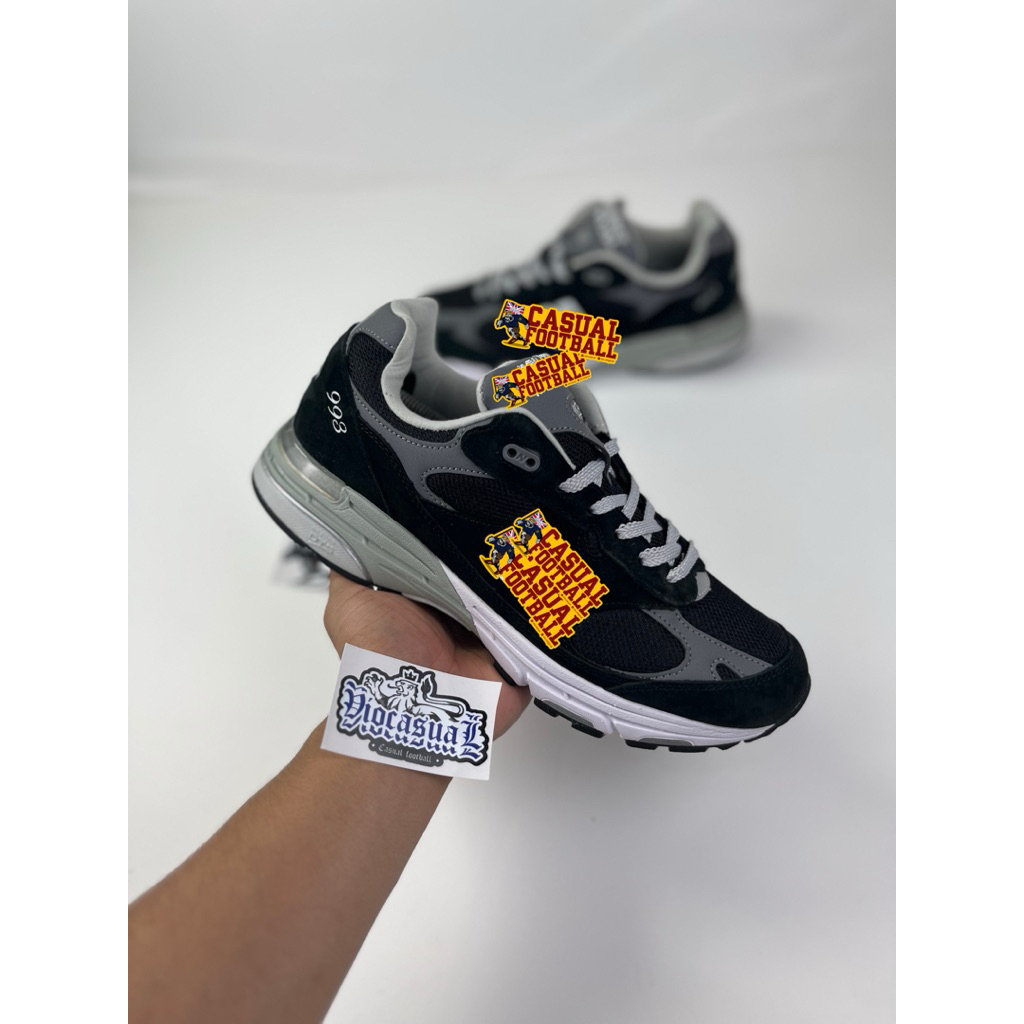 SEPATU 993 BLACK REAL PICT 100%