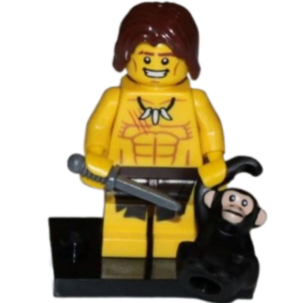Mini Figures Jungle Boy Tarzan & The Monkey Lego