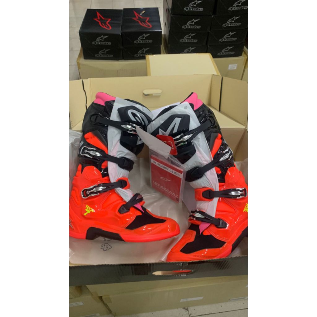 Sepatu trail boots alpinestar tech 7 enduro original new sepatu trail adventure enduro cross