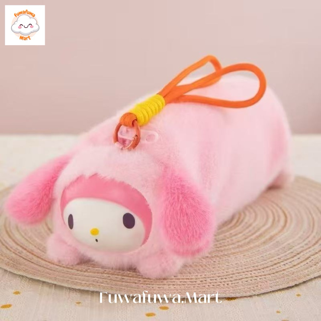 Sanrio Tempat Pensil Kain Bulu Kotak Pensil Pena Pen Pencil Case Pen Case Pouch