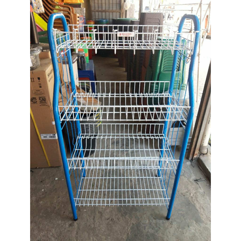 rak piring master 4susun/4tingkat/rak master/rak dapur