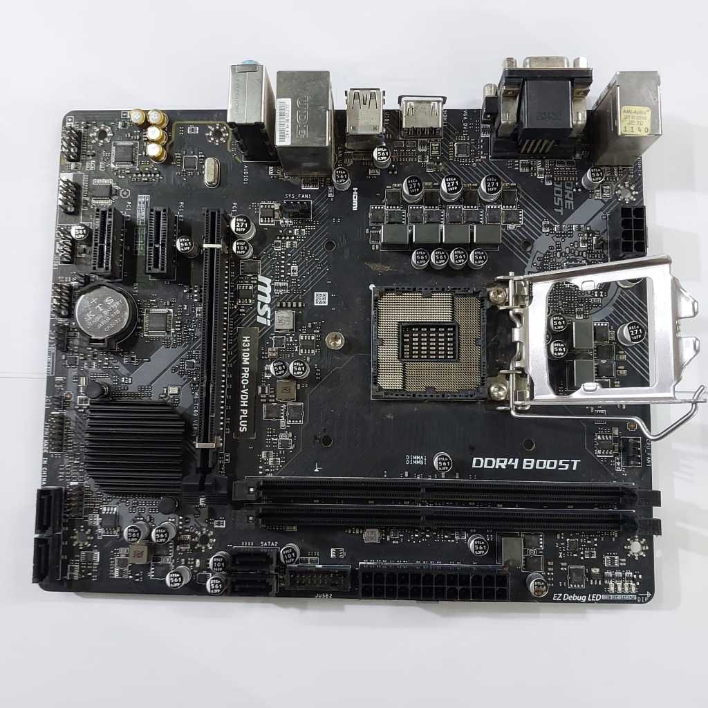 mainboard motherboard intel msi h310 h310m pro-vh plus HDMI tanpa panel