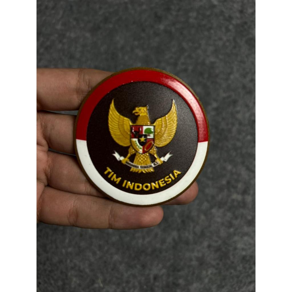 Patch 3D Logo Timbul Lambang Indonesia/Garuda - Reguler