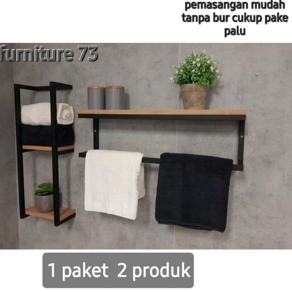 rak dinding rak mukena rak sajadah rak baju