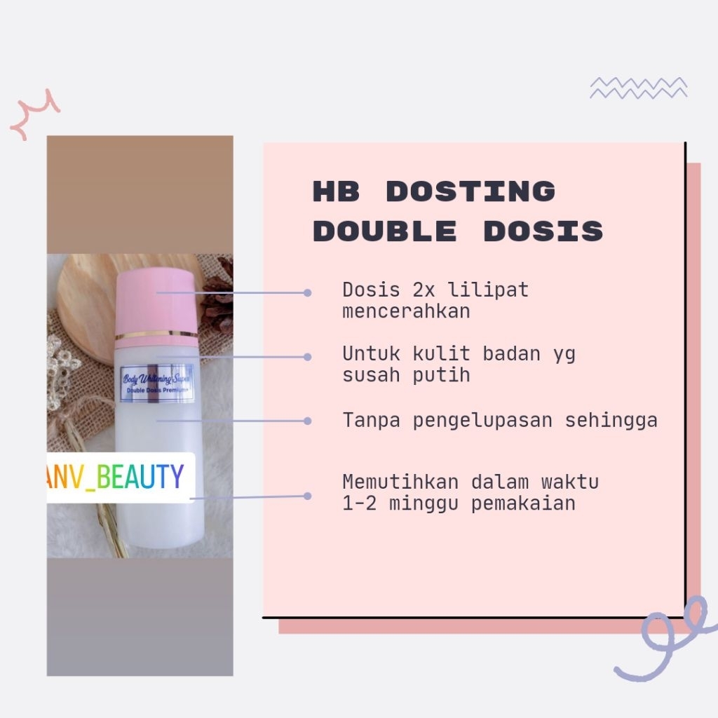 [ MEMUTIHKAN KULIT] Hb  dosting Extra Whitening Night double dosis 10x Lebih Tinggi