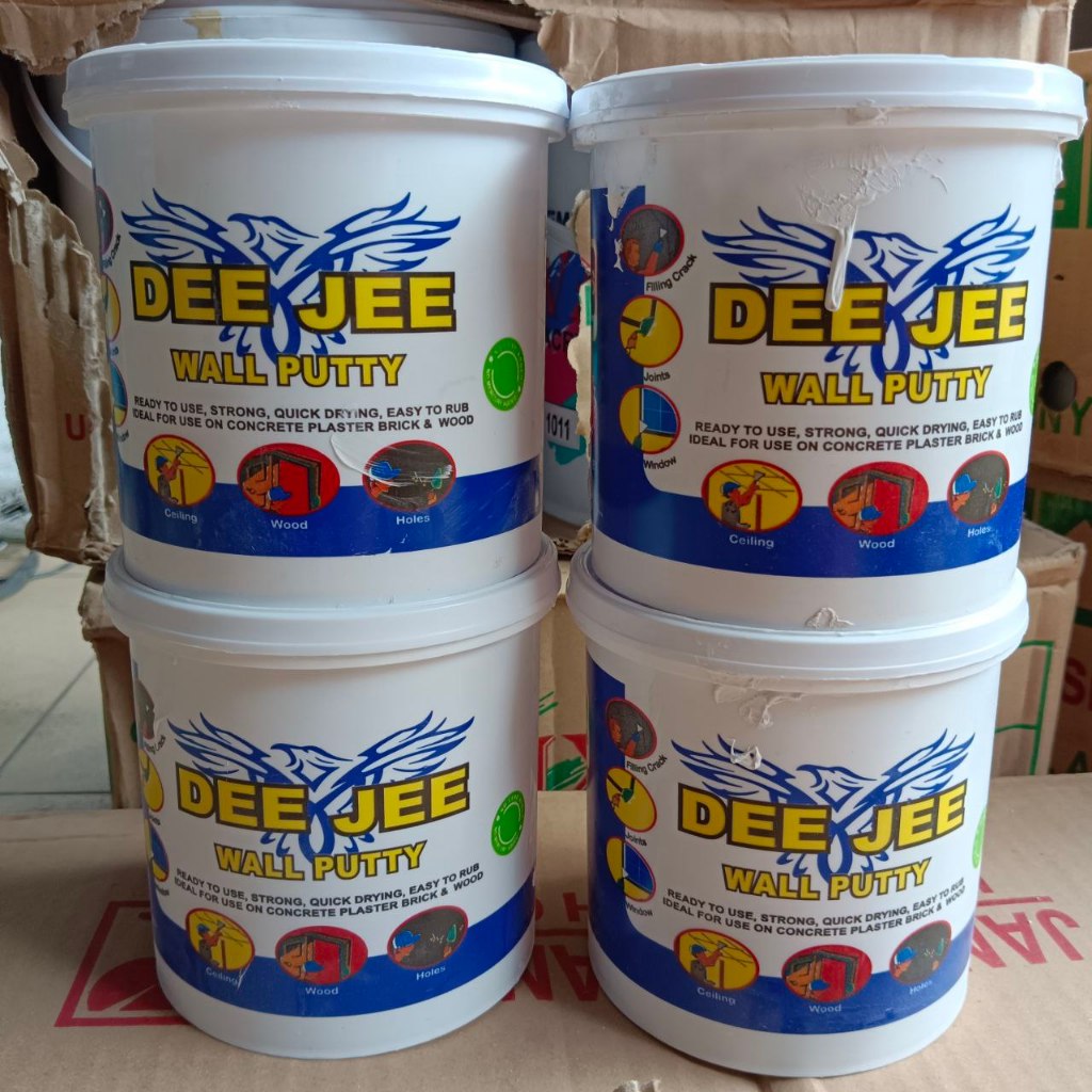 DEMPUL DINDING TEMBOK KAYU 1 KG DEE JEE RJ LONDON / WALL PUTTY DEMPUL