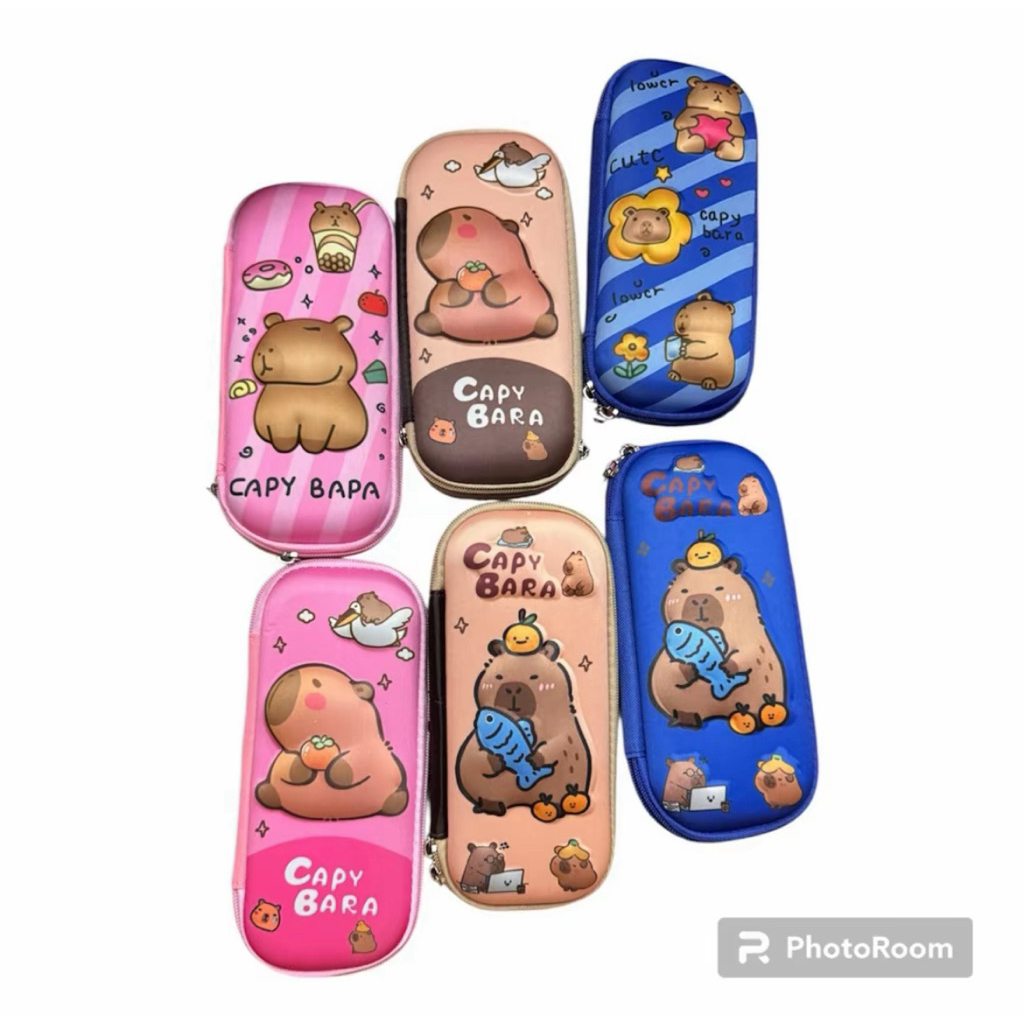KOTAK PENSIL ANAK KARAKTER CAPYBARA - tepak pensil anak kotak pensil anak karakter lucu