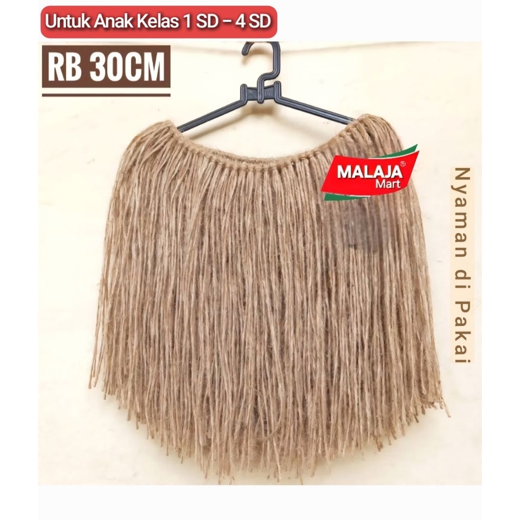 Rok Tari Papua Untuk Anak , Rok Rumbai Papua 30cm , Rok Adat Papua