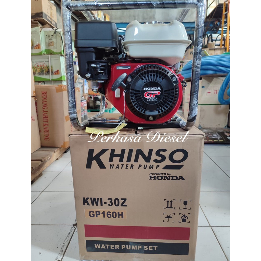 Gasoline Engine Waterpump / Pompa Air Irigasi Honda Khinso KWI-30Z (3 Inch)