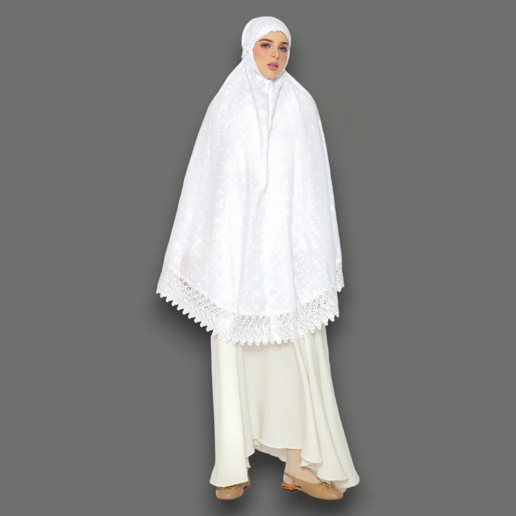 Bergo putih super jumbo