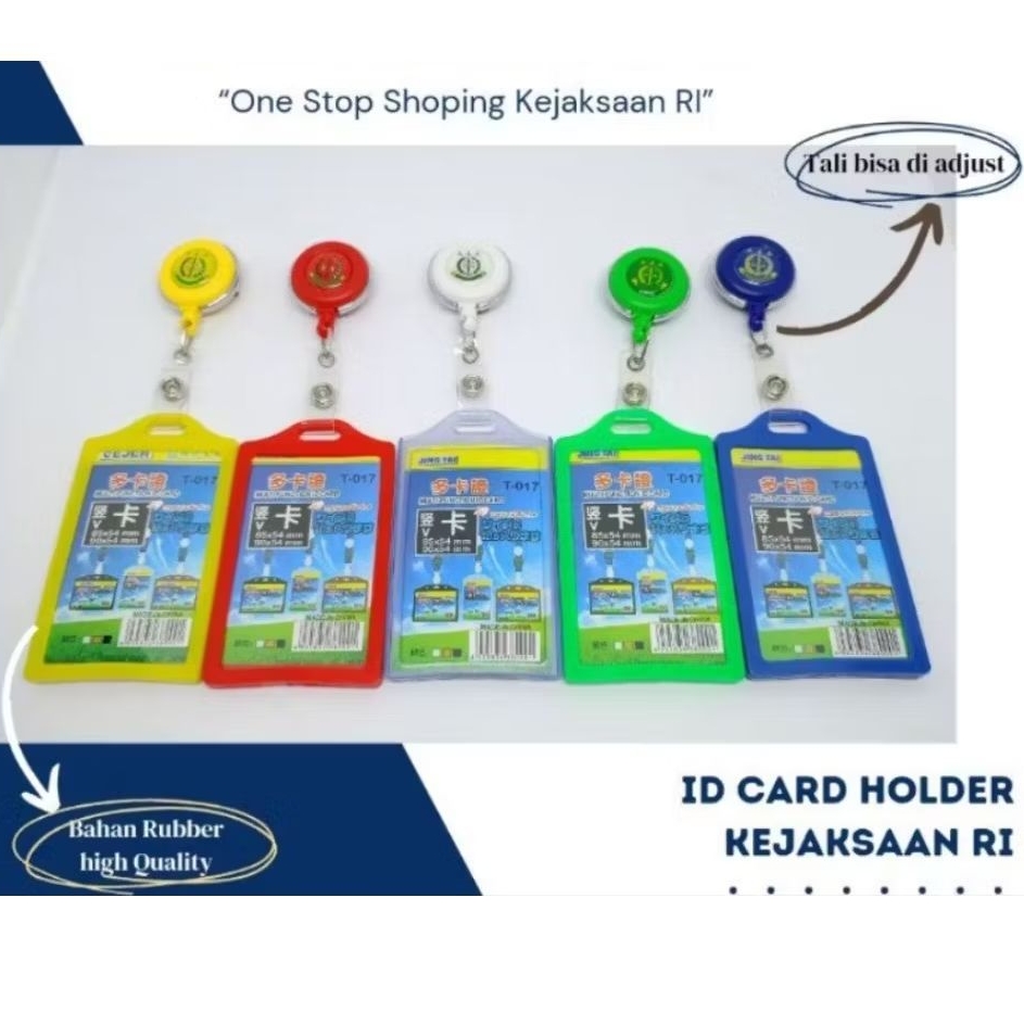 ID Card Holder Kejaksaan nametag Holder Jaksa Yoyo - Bahan Rubber