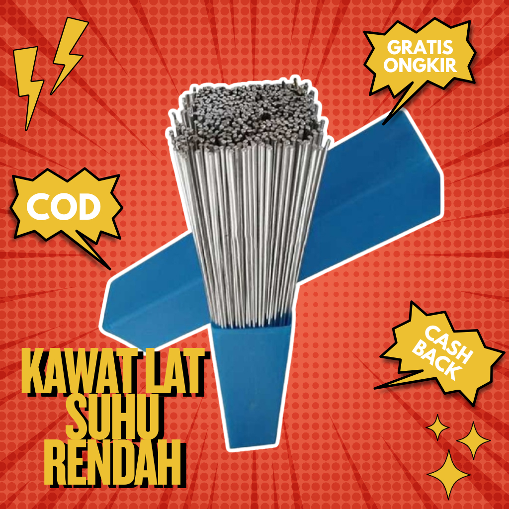 Kawat Las Aluminium Serbaguna Super Rekat Tahan Lama - Kawat Las Alloy Suhu Temperatur Rendah