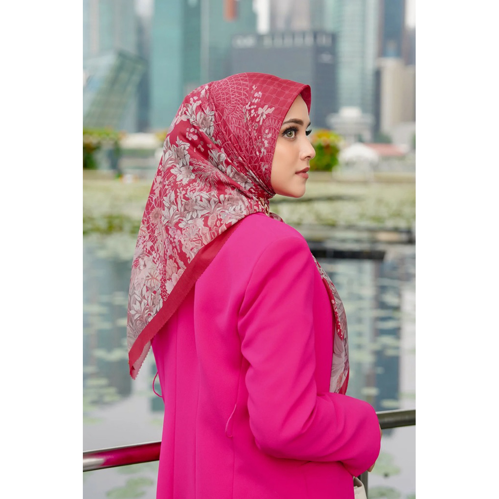 PL BUTTONSCARVES SINGAPORE SQUARE - Tropical