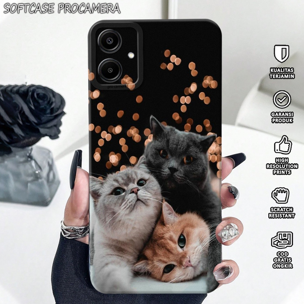 [ TS44  ] Case Hp for SAMSUNG A02 A03 A03 CORE A04 A04E A05 A05S A06 A07  Fashion Casing Softcase Te