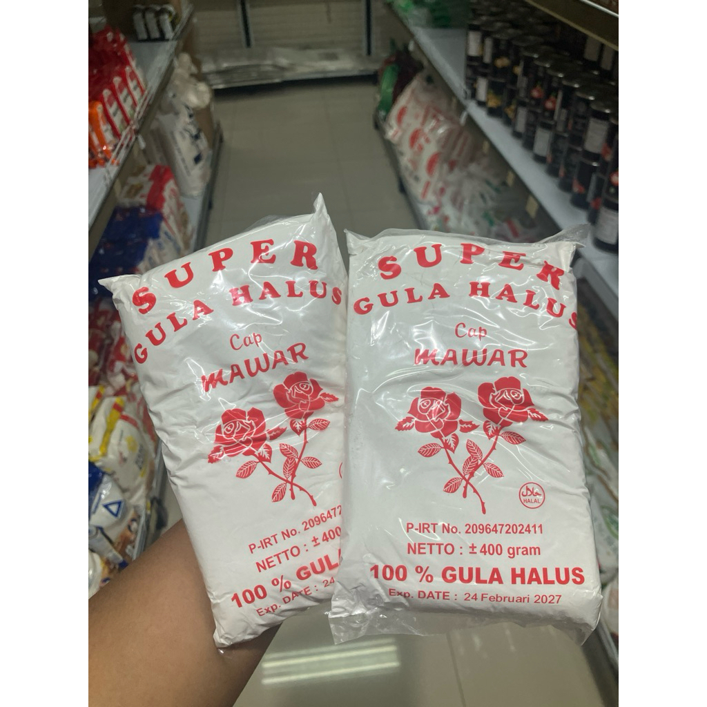 GULA HALUS CAP MAWAR 400g