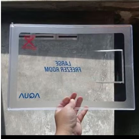 Tutup freezer pintu freezer kulkas aqua / sanyo AQR D-191, AQR D-187, AQR D-218