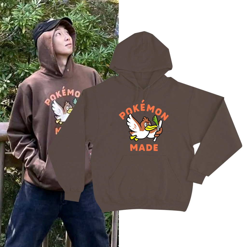 Hoodie korean kpop RM dan jhope bangtan POKEMON BURUNG free polaroid