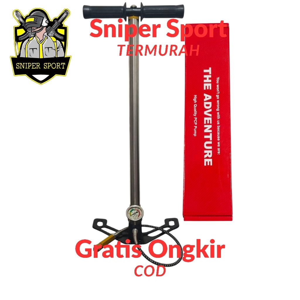 Pompa Pcp Adv Kaki Lipat | Pompa Pcp 6000 Psi | Pompa Pcp 3 Stage | Pompa Pcp Adventure Original