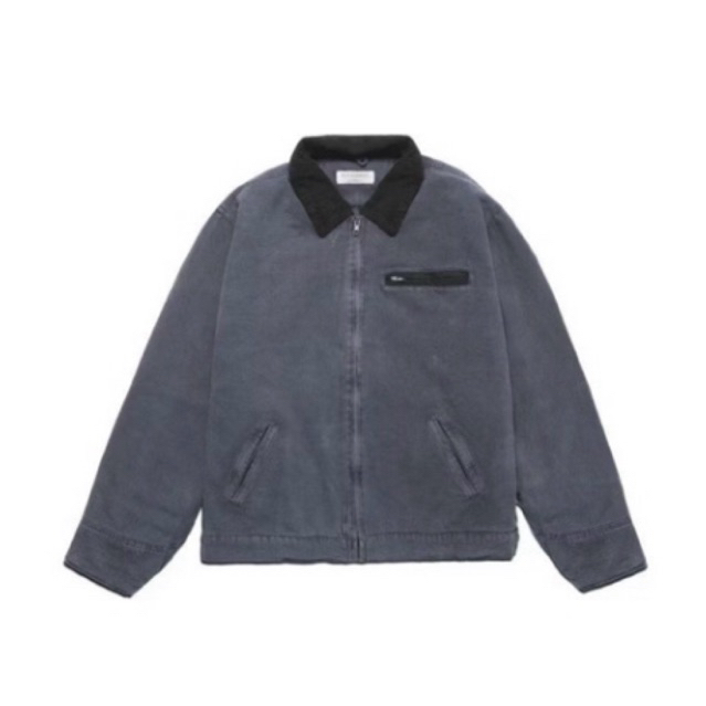 RAVHARREN OUTERWEAR WORKJACKET CANVAS (VINTAGE GREY, SIZE 2) NEW