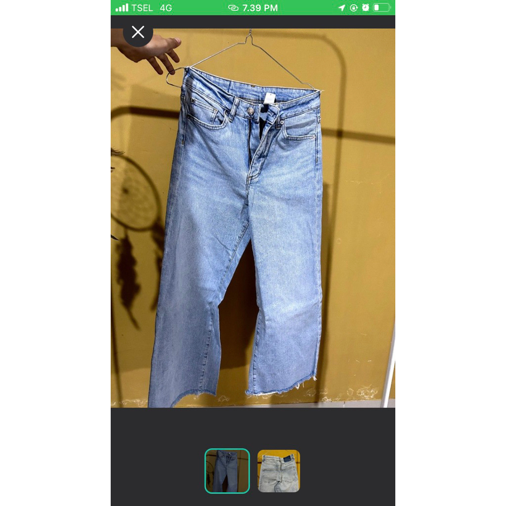 wide jeans hnm