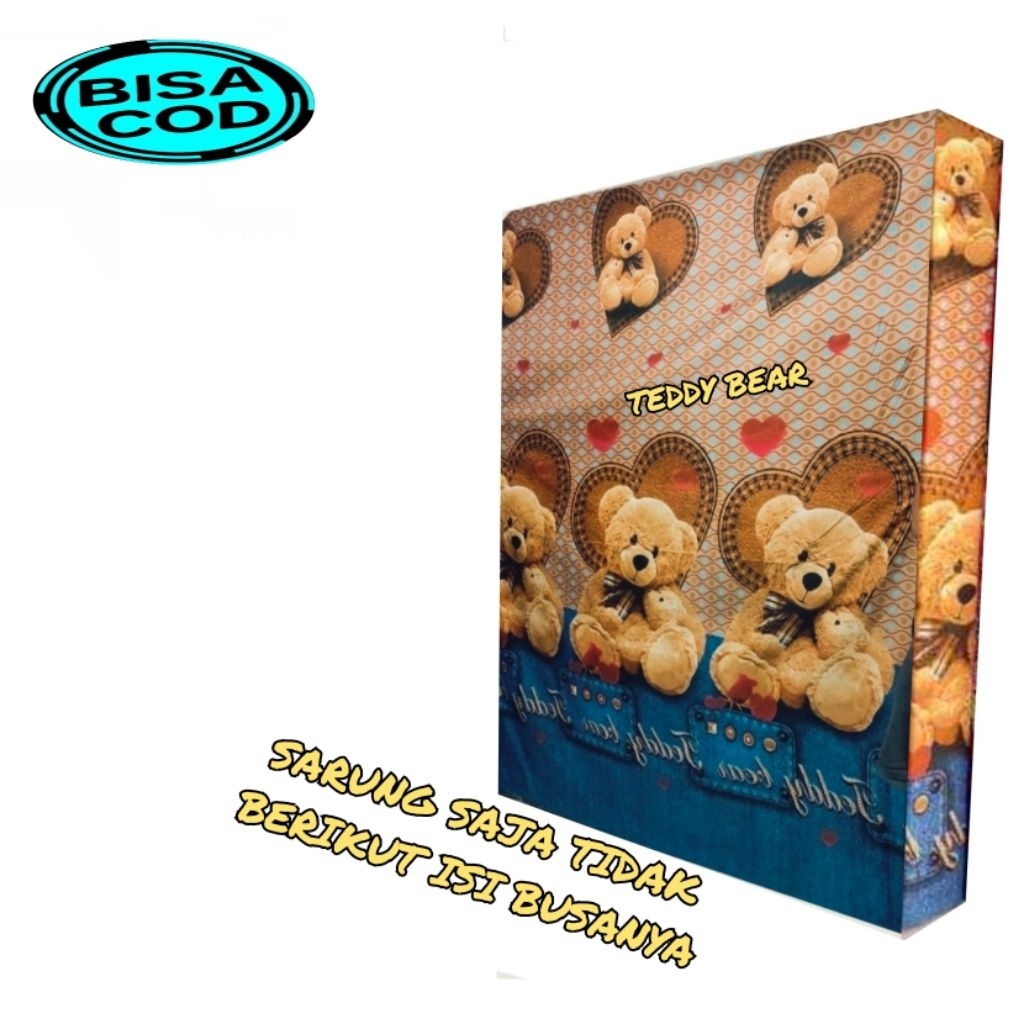 Sarung Kasur Busa Resleting No 1 Size 180x200 Tebal 10-35 cm / Seprai Resleting Kasur Busa dan Sprin
