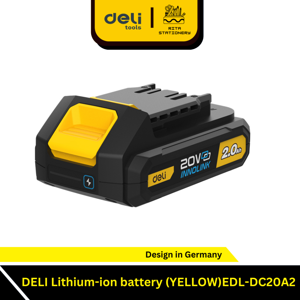Deli Lithium-Ion Battery 2000MAH INNOLINK 20V Lithium-ion Battery DL-DC20A2 20V 2.0Ah Baterai Bor