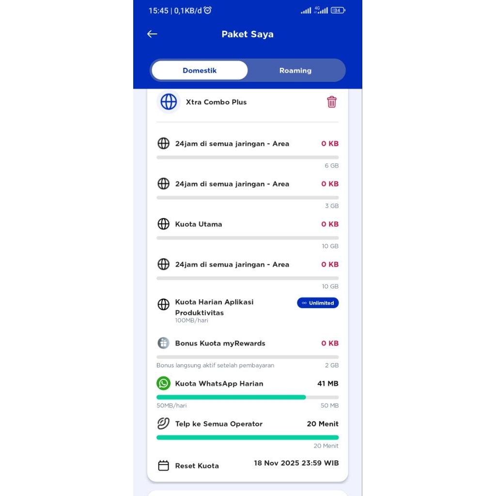 Xl XCP BIZ perpanjang otomatis