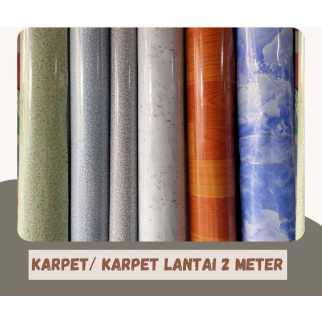 KARPET PLASTIK BIDANG, LEBAR 2METER / KARPET LANTAI PER METER