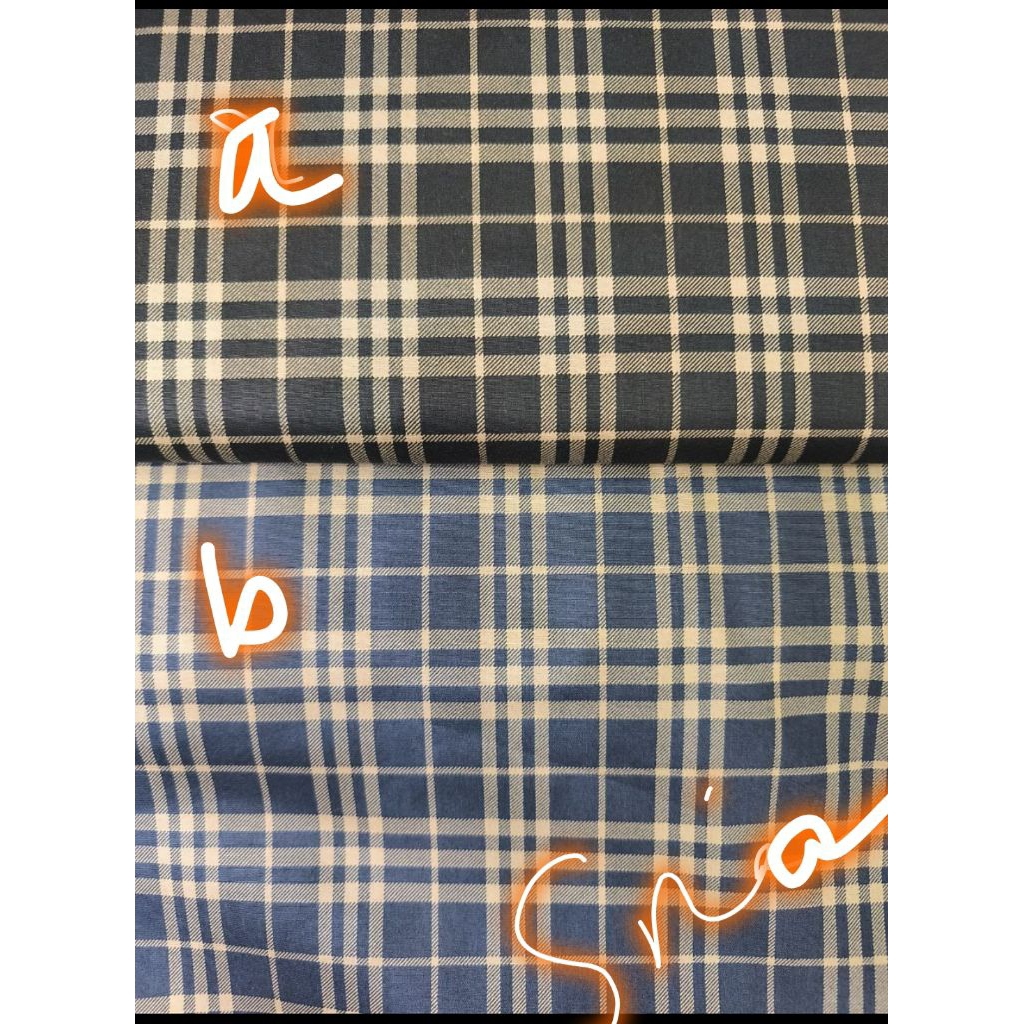 katun jepang tokai senko motif kotak