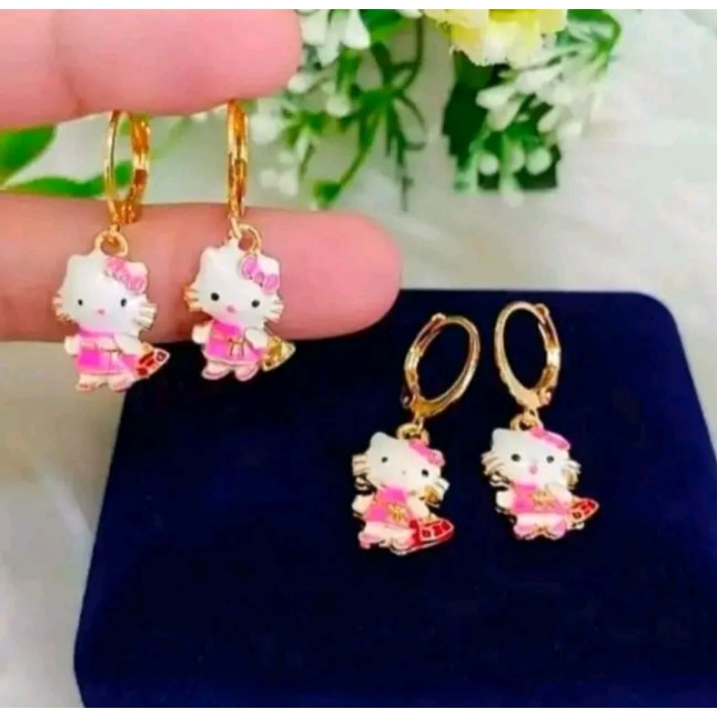 anting anak anak hloky  anting anak titanium