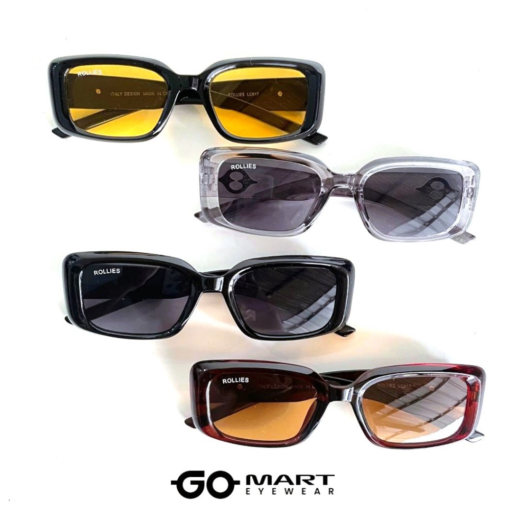 Sunglasses Freya - Kacamata Hitam Square Bold UV400 Protection - LC817