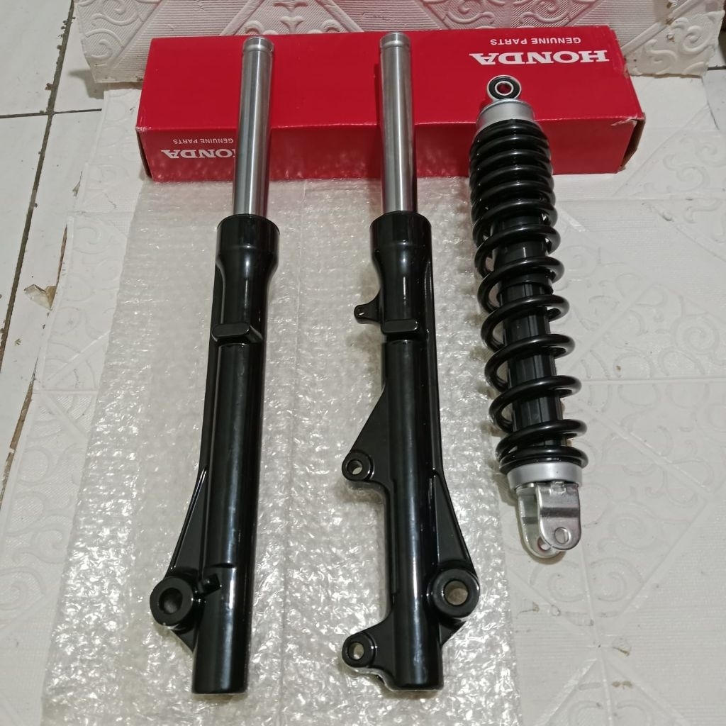 Shock Belakang+Shock Depan Tabung Vario 125 Techno Vario 125 Old Vario 125 Komplit