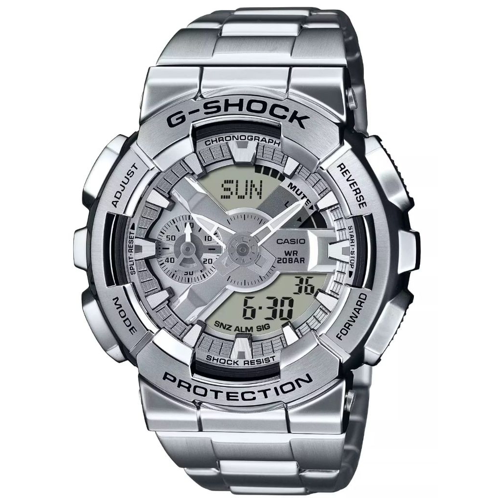 Casio G-SHOCK GM-110D-8ADR Jam Tangan Pria GSHOCK Steel GM110 GM-110D-8A GM110D