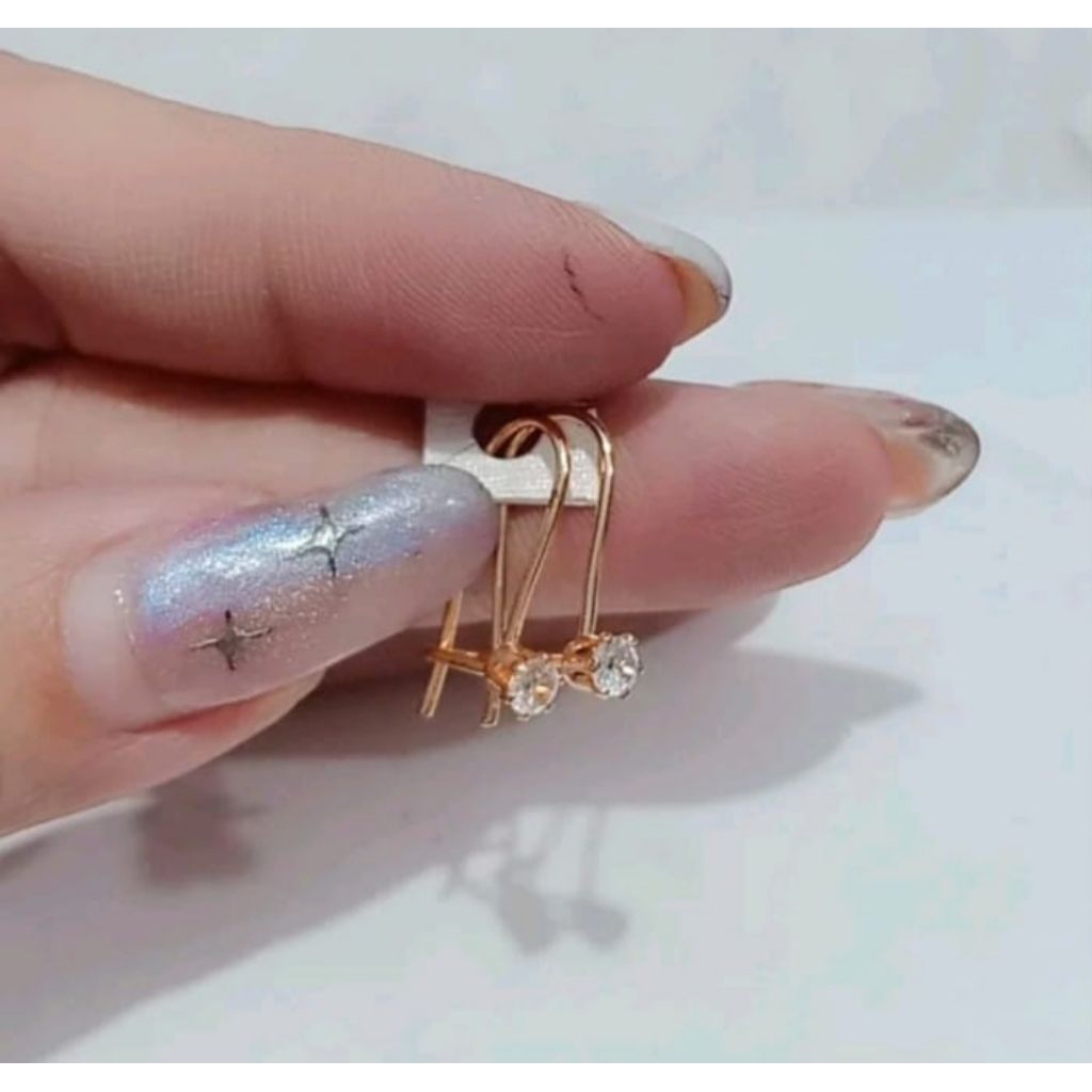 Anting Desy anak bayi lapis emas 24k
