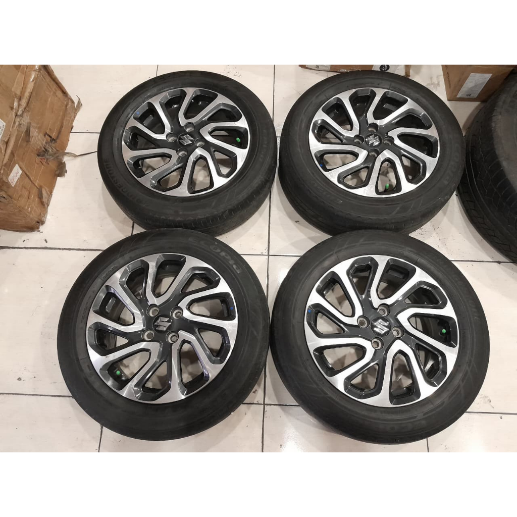 Velg BALENO Mobil Ring 16 OEM Lubang 4 Copotan Original Murah R16 Ban Bonusan