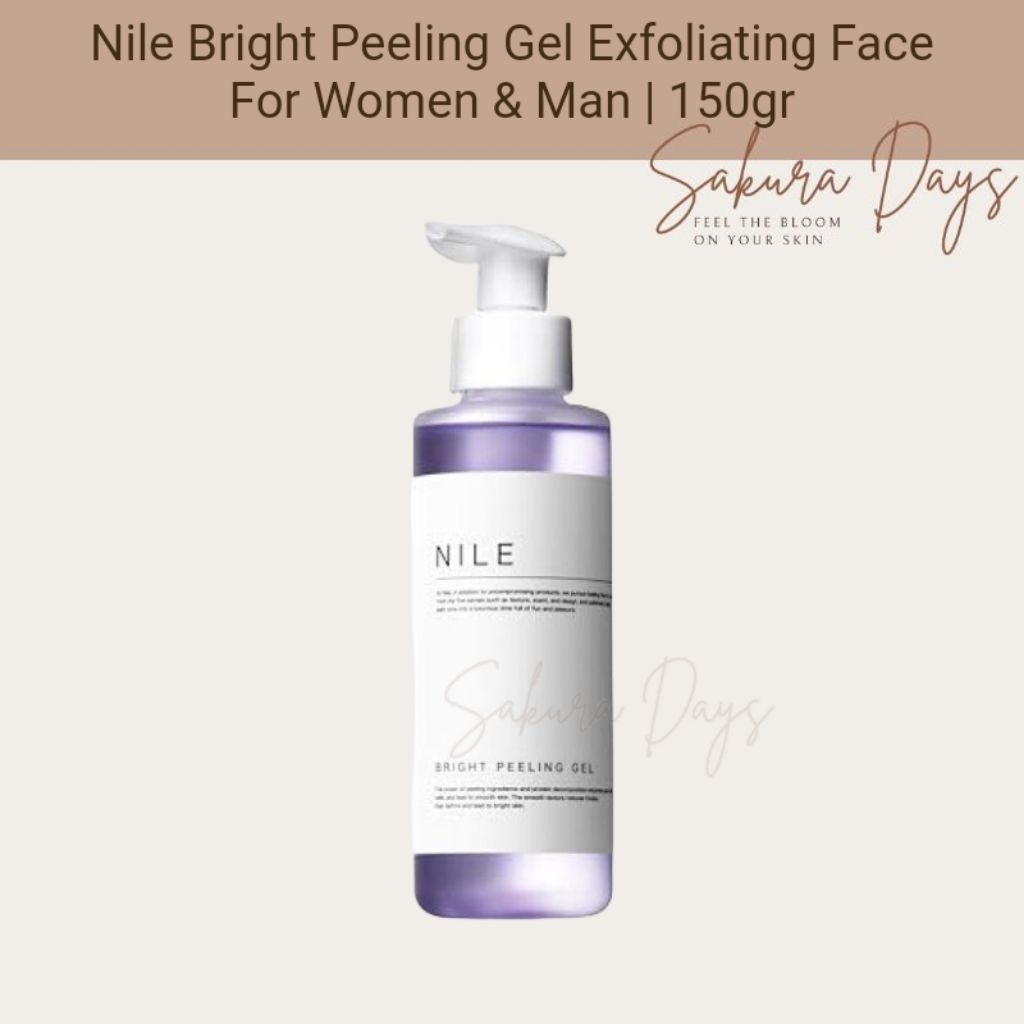 READY STOCK - Nile Bright Peeling Gel Exfoliating Face For Women & Man Original Japan