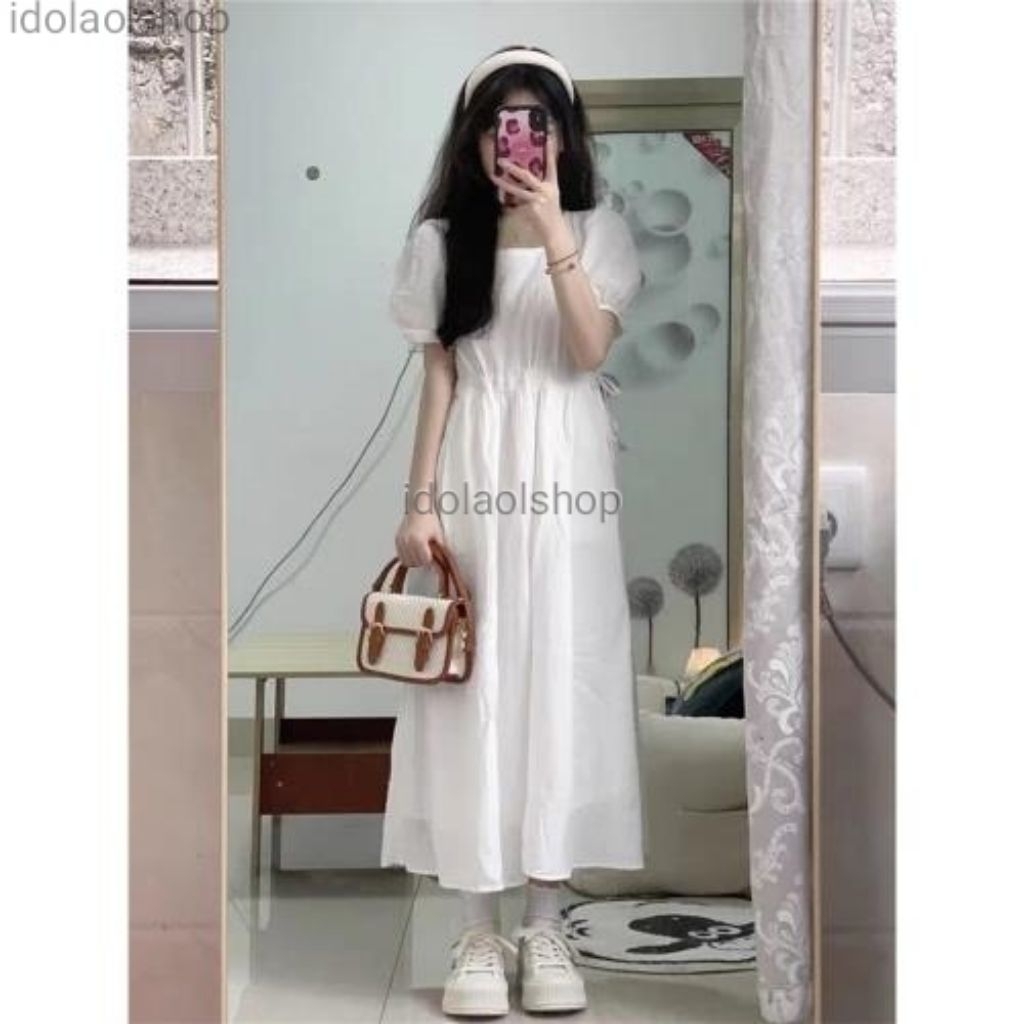 HONEY MIDI DRESS anak perempuan 10-12Tahun KOREAN STYLE