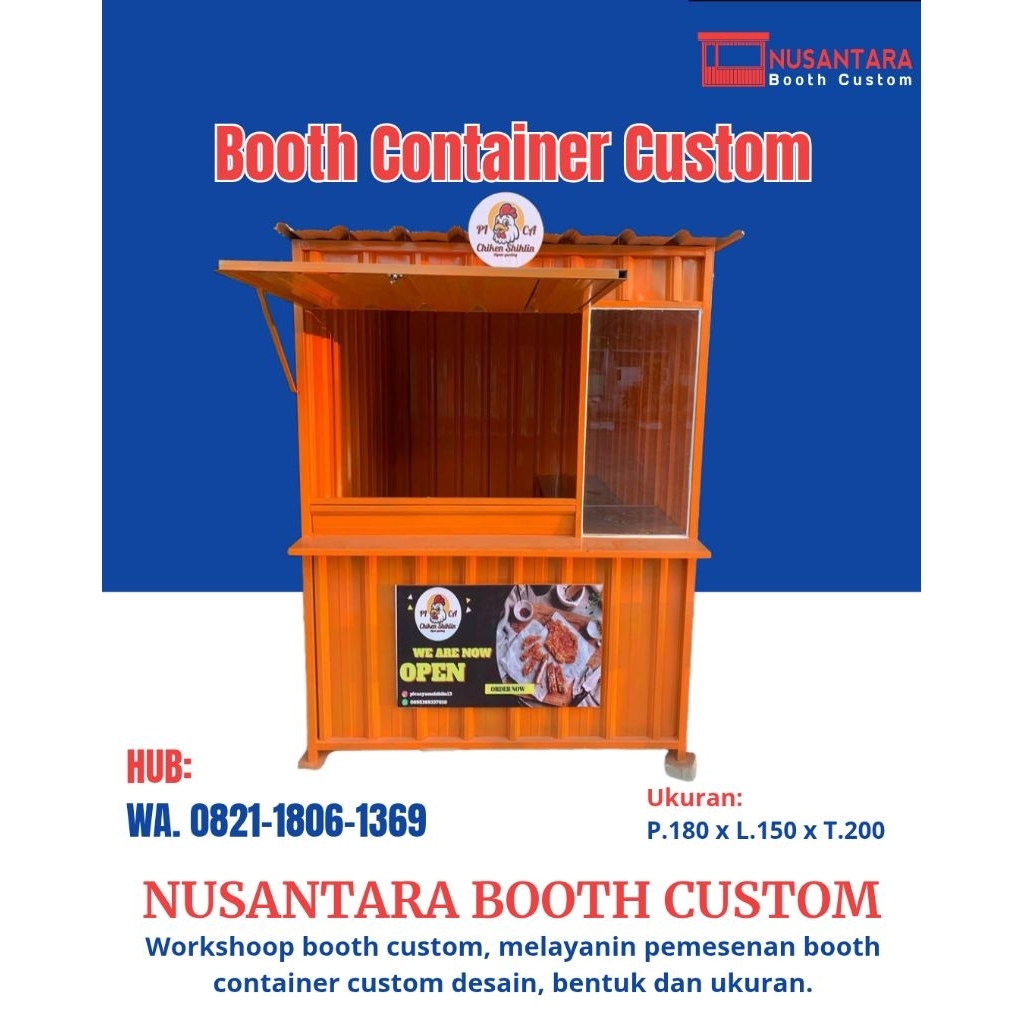 booth container jualan Booth Container Custom UMKM Murah Booth Container Cafe Mini Siap Pakai  Booth