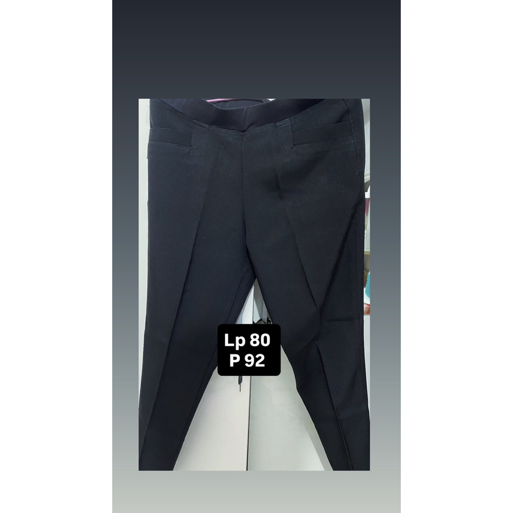 preloved celana panjang wanita bahan kain