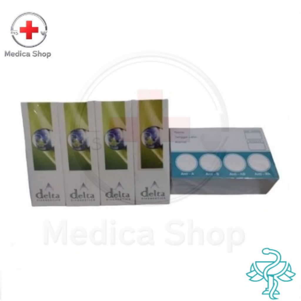 DELTA Reagen Golongan Darah + Kartu/Reagen Golongan Darah
