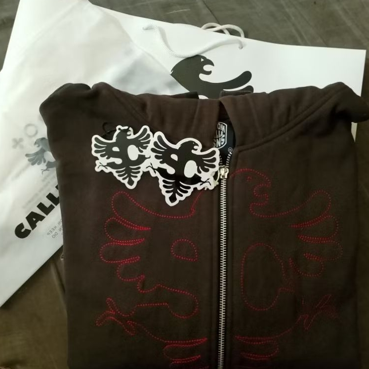 Hoodie Zipper Brown Calle x Snsb