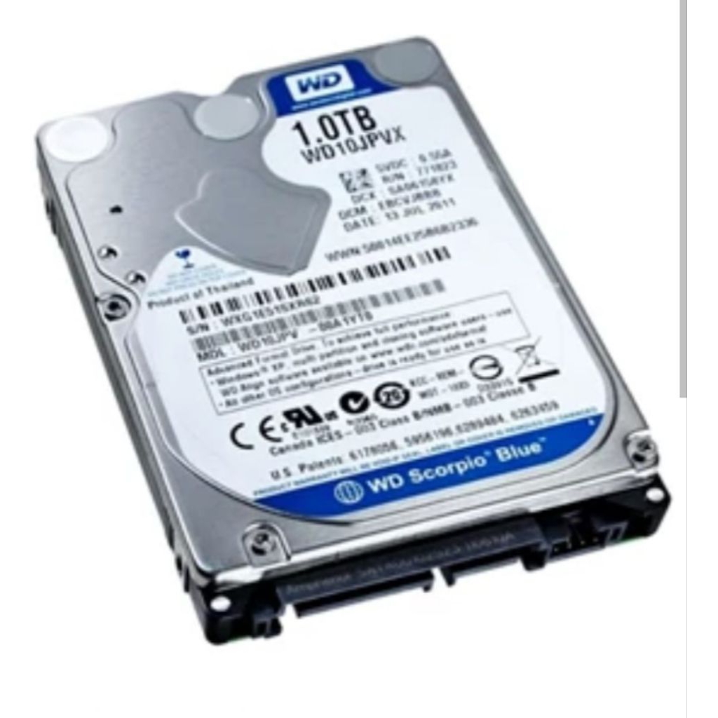Hardisk WD Scorpio Blue 1TB Sata III 2.5inch for Laptop